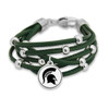 Michigan State Spartans Lindy Leather Bracelet