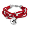 NC State Wolfpack Lindy Leather Bracelet