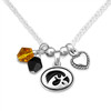 Iowa Hawkeyes Necklace- Haute Wire-IA22649