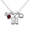 Nebraska Cornhuskers Haute Wire Necklace