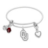 Oklahoma Sooners Bracelet- Haute Wire-OKC22553