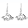 Arkansas Razorbacks Earrings- Silver Logo-ARK56593