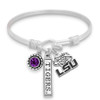 LSU Tigers Bracelet- Trifecta-LSU57220