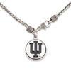 Indiana Hoosiers Necklace- Silver Linings-IND57021