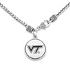 Virginia Tech Hokies Necklace- Silver Linings-VAT57051