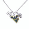 West Virginia Mountaineers Slam Dunk Necklace