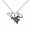 West Virginia Mountaineers Touchdown Necklace