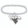 West Virginia Mountaineers Touchdown Bracelet