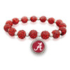 Alabama Crimson Tide Team Color Sparkle Stretchy Bracelet