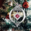 Alabama Crimson Tide Christmas Ornament- Bulb with Hanging Charm