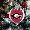 Georgia Bulldogs Christmas Ornament- Bulb