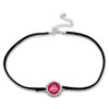 Ohio State Buckeyes Black Suede Choker Necklace