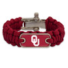 Oklahoma Sooners Team Color Unisex Paracord Bracelet