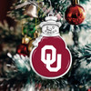 Snowman Oklahoma Sooners Christmas Ornament