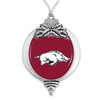 Arkansas Razorbacks Christmas Ornament- Bulb