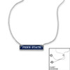 Penn State Nittany Lions Necklace- Nameplate (Adjustable Slider Bead)