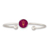 Arizona State Sun Devils Izzie Silver Dome Cuff College Bracelet