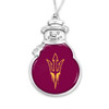 Snowman Arizona State Sun Devils Christmas Ornament