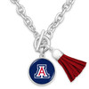 Arizona Wildcats Necklace- Team Color Tassel