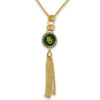 Baylor Bears Gold Tassel Necklace