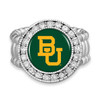 Baylor Bears Stretch Ring- Crystal Round