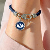 BYU Cougars Bracelet- Harvey Leather Twisted Rope