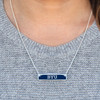 BYU Cougars Necklace- Nameplate (Adjustable Slider Bead)