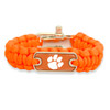 Clemson Tigers Team Color Unisex Paracord Bracelet