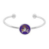 East Carolina Pirates Bracelet- Izzie Silver Cuff