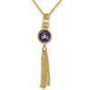 East Carolina Pirates Gold Tassel Necklace