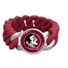 Florida State Seminoles Team Color Silicone Stretch College Bracelet