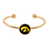 Iowa Hawkeyes Bracelet- Izzie Gold Cuff