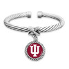 Indiana Hoosiers Bracelet- X Bangle Cuff