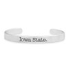 Iowa State Cyclones Bracelet-  Silver Cuff/ School Name
