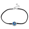 Kansas Jayhawks Black Suede Choker Necklace