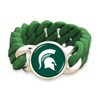 Michigan State Spartans Team Color Silicone Stretch College Bracelet