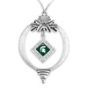 Michigan State Spartans Bulb Christmas Ornament