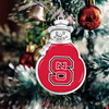 Snowman NC State Wolfpack Christmas Ornament