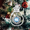 North Carolina Tar Heels Snowman Christmas Ornament