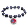 Ole Miss Rebels Team Color Sparkle Stretchy Bracelet