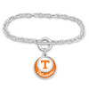 Tennessee Volunteers Bracelet- Stacked Disk