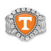 Tennessee Volunteers Stretch Ring- Crystal Shield