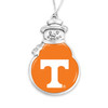 Snowman Tennessee Volunteers Christmas Ornament