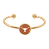 Texas Longhorns Bracelet- Izzie Gold Cuff