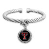 Texas Tech Raiders Bracelet- X Bangle Cuff