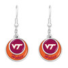 Virginia Tech Hokies Earrings- Stacked Disk