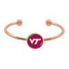 Virginia Tech Hokies Bracelet- Izzie Rose Gold Cuff