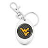 West Virginia Mountaineers Tile Design Key Chain/Zipper Pull