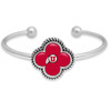 Utah Utes Quatrefoil Cuff Bracelet