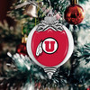 Utah Utes Christmas Ornament-  Bulb